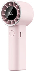 Portable Handheld Fan, 100 Speeds Adjustable Mini Personal fan, 3000mAh USB-C Rechargeable Battery Operated, Digital Display