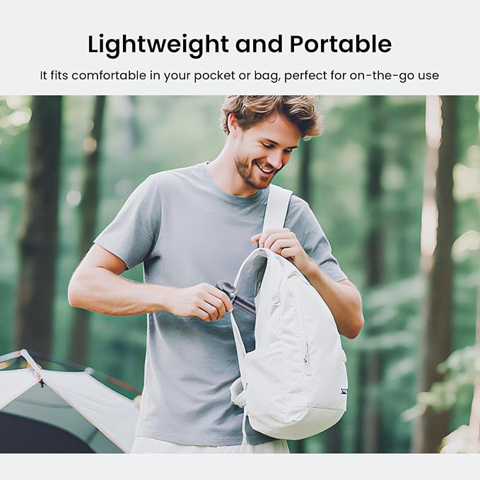 Portable Handheld Fan, 5 Wind Speed Adjustable, 3000mAh Battery Rechargeable, Durable Motor, 13000RPM Super Powerful Wind