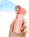 Portable Handheld Fan Life9, Turbo Power High Speed Air [18H Max Cooling Time], 5 Gear Wind, 5000mAh Rechargeable, Mini