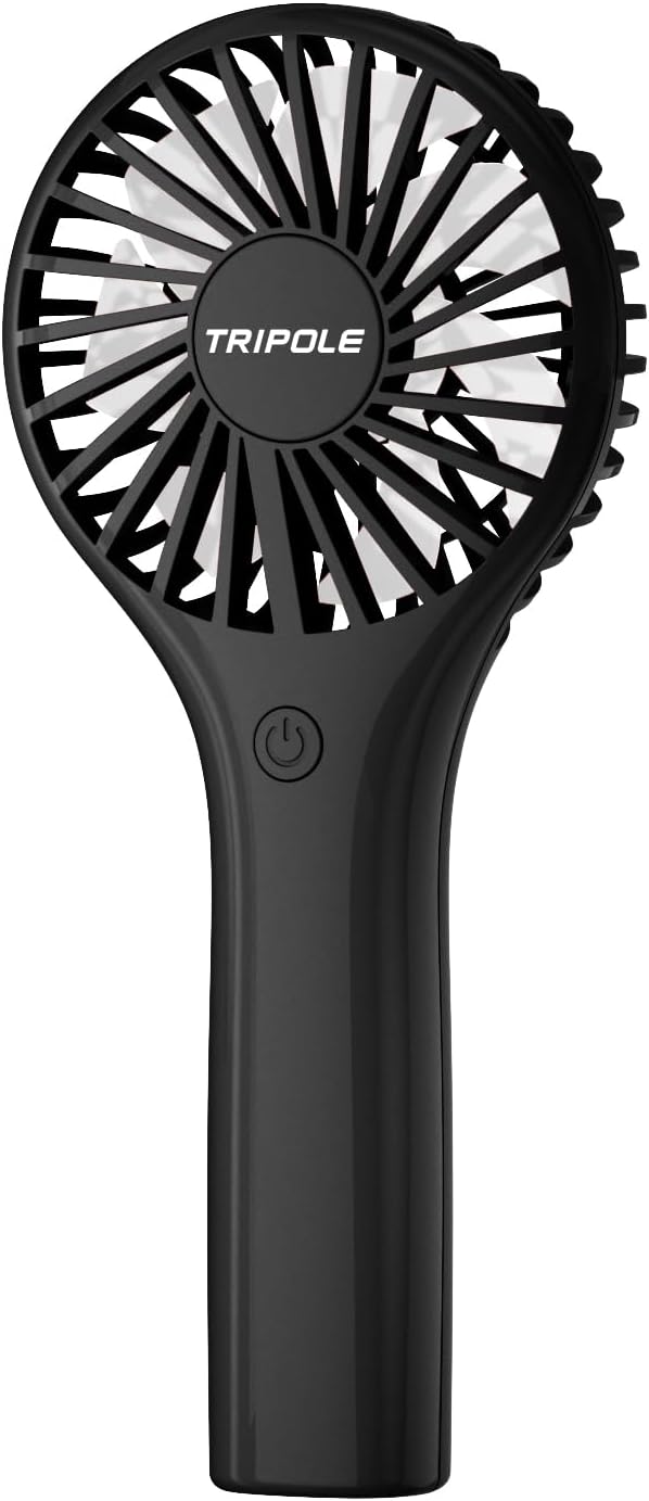 Portable Handheld Fan Mini Personal Fan with 3 Speeds, Powerful Little Battery Hand Held Fan for Travel Outdoor Concerts