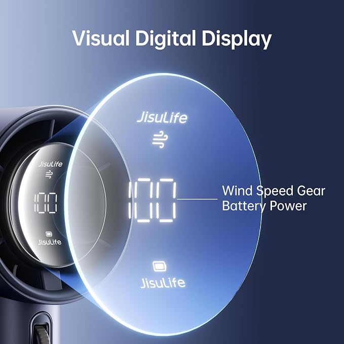 Portable Handheld Fan,Speed(1-100) Adjustable Turbo Mini and 3600mAh Battery Rechargeable Personal Fan,Digital Display,Gifts