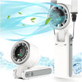 Portable Handheld Turbo Fan, 5 Gear Wind, Battery Operated, Up to 13 Working Hours Rechargeable Fan, 3 IN 1 Hand Fans with