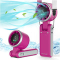 Portable Handheld Turbo Fan, 5-Speed Personal Fans, 5000mAh Rechargeable Fans Up to 12 Hours, Weight only 0.6lb Small Fan