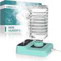 Portable Humidifiers for Travel, Small Mini Humidifier with Auto Shut-Off, Nightlight and Storage Bag for Hotel, Bedroom or