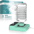 Portable Humidifiers for Travel, Small Mini Humidifier with Auto Shut-Off, Nightlight and Storage Bag for Hotel, Bedroom or
