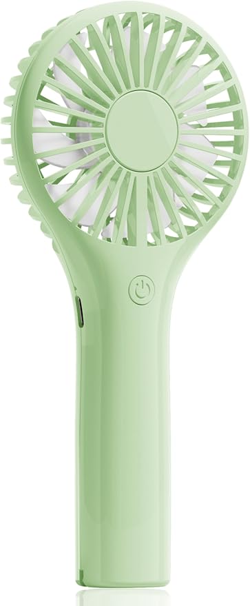 Portable Mini Fan - Powerful Personal Handheld Fan with 3 Speeds, Cute and Small, USB Rechargeable for