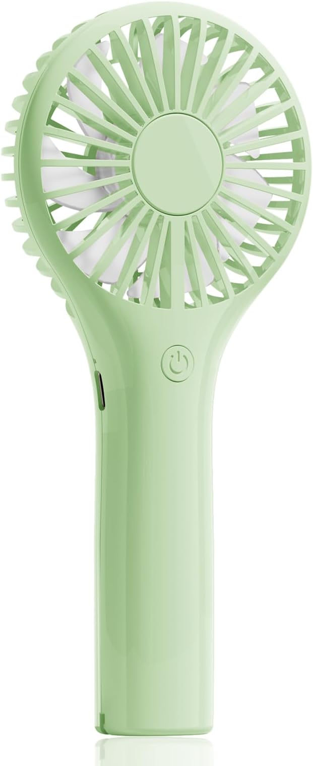 Portable Mini Fan - Powerful Personal Handheld Fan with 3 Speeds, Cute and Small, USB Rechargeable for