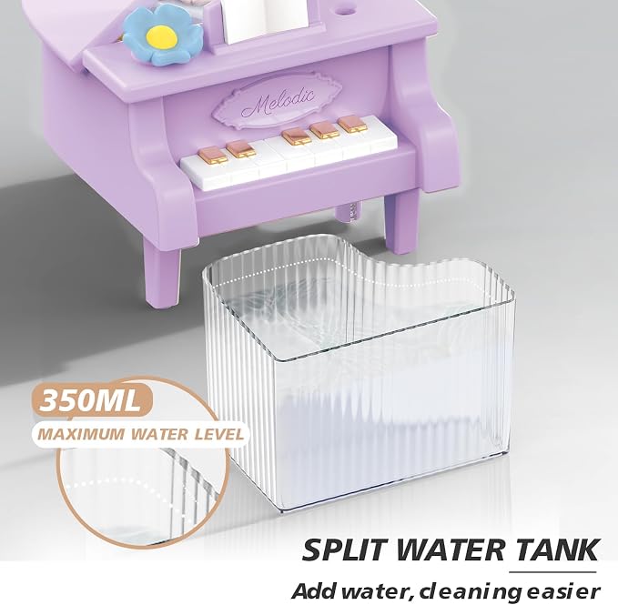 Portable Mini humidifie,350mL Cool Mist Humidifie,1200mAh Quiet for Home/Nursery/Office,Portable Mini Air
