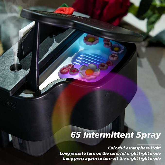 Portable Mini humidifie,350mL Cool Mist Humidifie,1200mAh Quiet for Home/Nursery/Office,Portable Mini Air