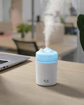 Portable Mini Humidifier, Colorful Volcanic Texture, 300mL Cool Mist Humidifier, USB Powered, Auto Shut-Off., product image
