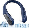 Portable Neck Fan,Personal Wearable Bladeless Quiet Fan,LED Display,360° Cooling,4-Speeds,6000mAh USB Quick Charge,Long
