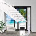 Portable Sliding Door Air Conditioner Kit, Adjustable AC Sliding Door Vent Kit 16.9 Inches - 90 Inches, with