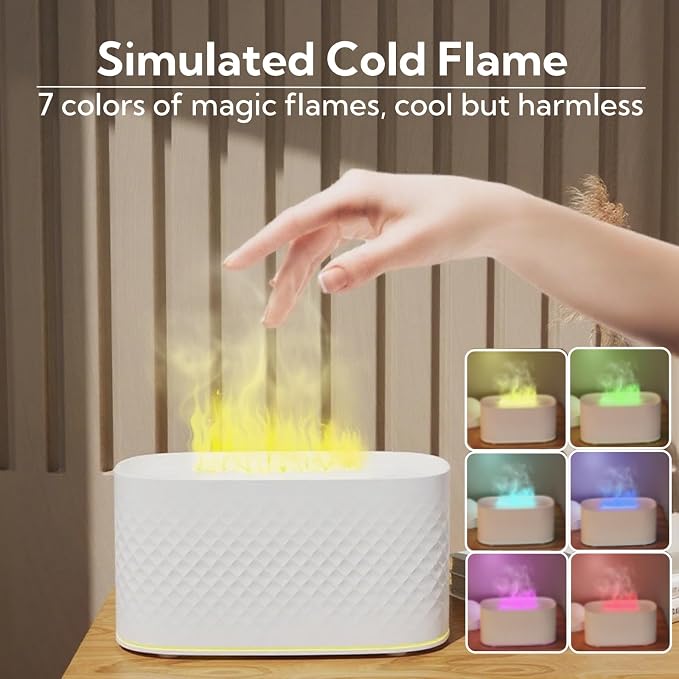 Portable Small Humidifier Dual Nozzle - Large Cool Mist Humidifiers Double Spray Ports, Water Shortage Protection
