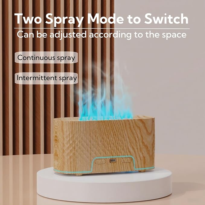 Portable Small Humidifier Dual Nozzle - Large Cool Mist Humidifiers Double Spray Ports, Water Shortage Protection