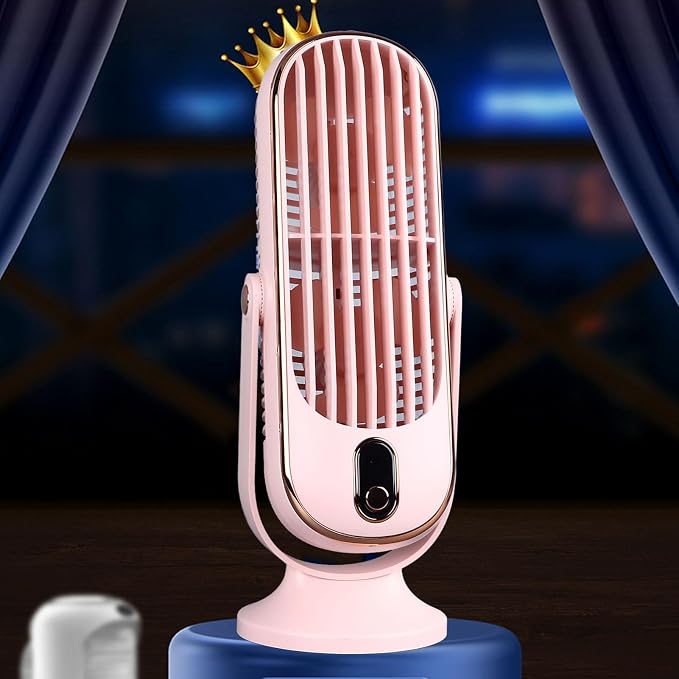 Portable Table Tower Fan,USB Plug In 5 Gears Desktop Fans Personal Quiet Brushless Motor Tower Fan Desk Fanfor Car Home