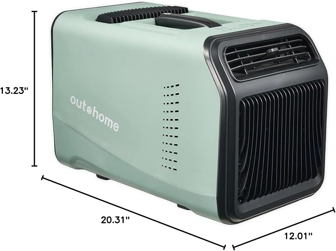 Portable Tent Air Conditioner, 5100 BTU 4-in-1 Cooling Camping AC Unit with 24h Timer & Fan, 110V Quiet Portable Air