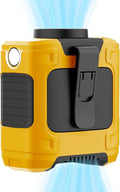 Portable Waist Fan 10000mAh Rechargeable Waist Clip Fan 18000RPM With Max 12H Working Time 3-speed adjustment with LED