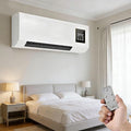 Portable Wall Air Conditioner Fan 2 In 1 Wall Mounted Heating System, Quiet Ac Fan Heater Combo Unit for Living Room Bedroom