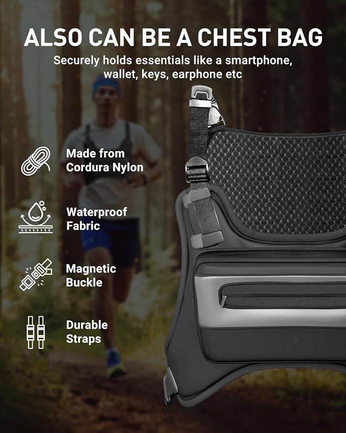 Portable Wearable Fan Rechargeable, Lightweight Cooling Vest, Portable Back Air Conditioner, Cooling Clothes Perfect for