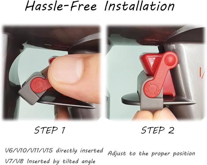Power Button On/Off Control Clamp Compatible with V6 V8 V7 V10 V11 V15Absolute/Motorhead Vacuum Cleaner, Trigger