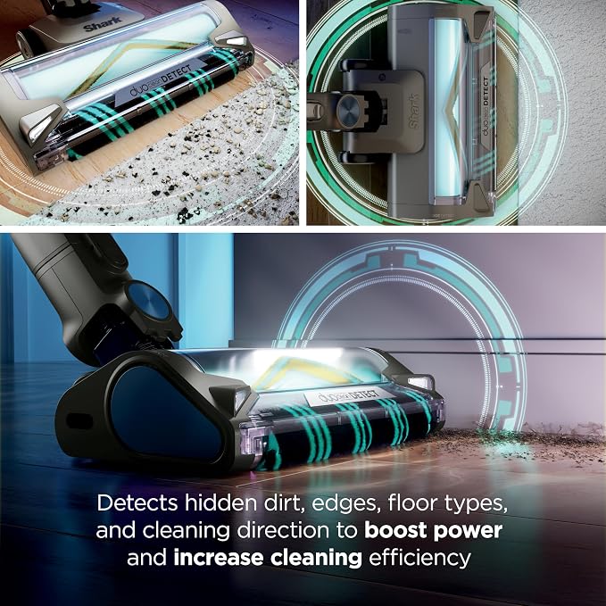 PowerDetect Cordless Stick Vacuum, Powerful Suction, HEPA Filtration, Carpet & Hard Floor, Portable, Stick Vacuum for Pet