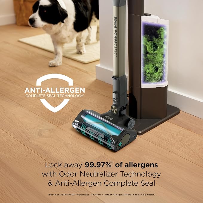 PowerDetect Pet Plus Clean & Empty Cordless Stick Vacuum & Auto-Empty System, Powerful Suction, HEPA Filtration, Carpet &