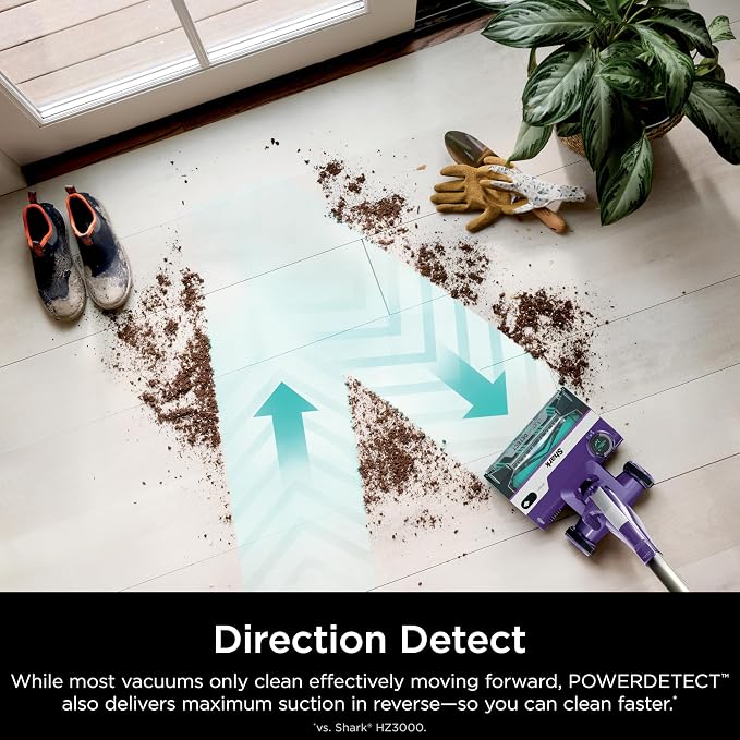 POWERDETECT Ultra-Light Corded Stick Vacuum with DuoClean Technology, Self-Cleaning Brushroll for No Hair Wrap, Anti-Allergen