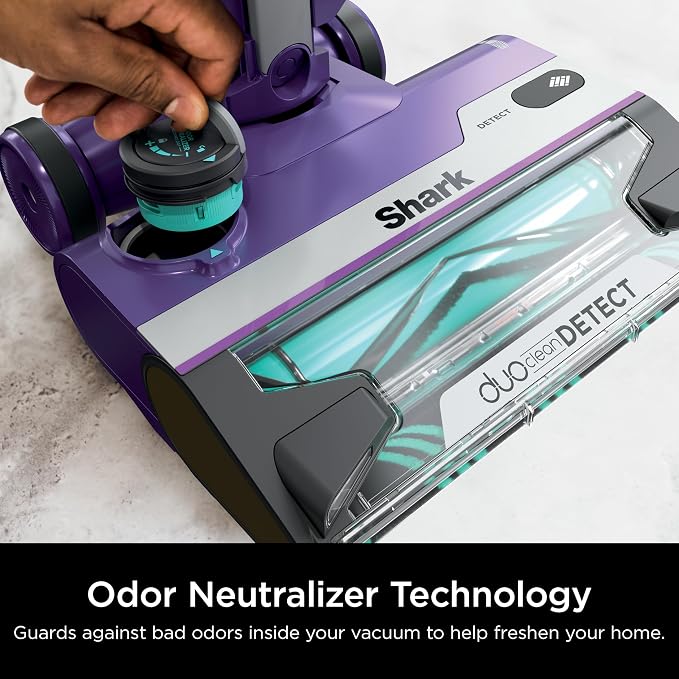 POWERDETECT Ultra-Light Corded Stick Vacuum with DuoClean Technology, Self-Cleaning Brushroll for No Hair Wrap, Anti-Allergen