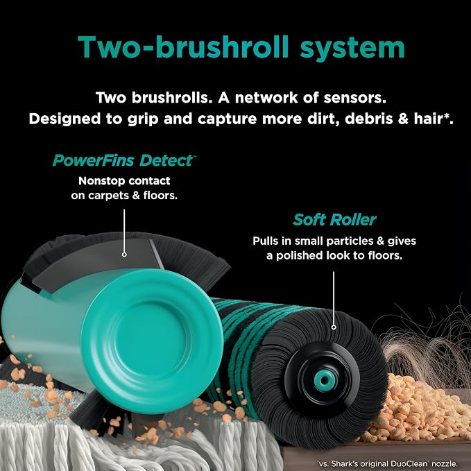 POWERDETECT Ultra-Light Corded Stick Vacuum with DuoClean Technology, Self-Cleaning Brushroll for No Hair Wrap, Anti-Allergen