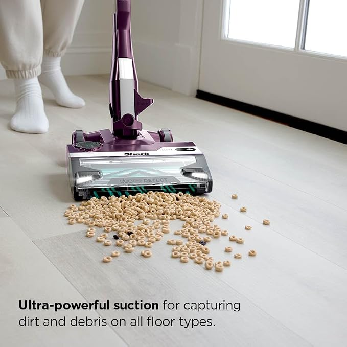 POWERDETECT Ultra-Light Corded Stick Vacuum with DuoClean Technology, Self-Cleaning Brushroll for No Hair Wrap, Anti-Allergen