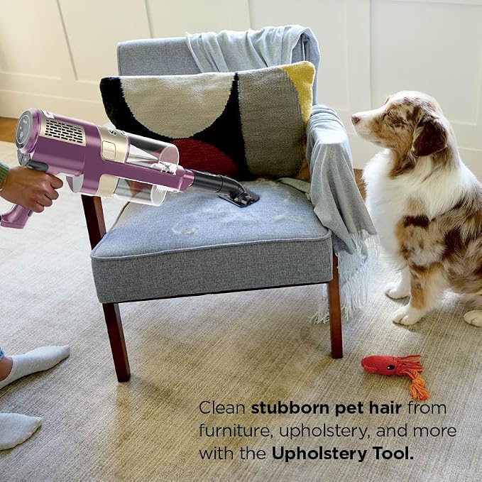 POWERDETECT Ultra-Light Corded Stick Vacuum with DuoClean Technology, Self-Cleaning Brushroll for No Hair Wrap, Anti-Allergen