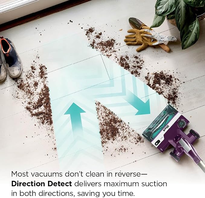 POWERDETECT Ultra-Light Corded Stick Vacuum with DuoClean Technology, Self-Cleaning Brushroll for No Hair Wrap, Anti-Allergen