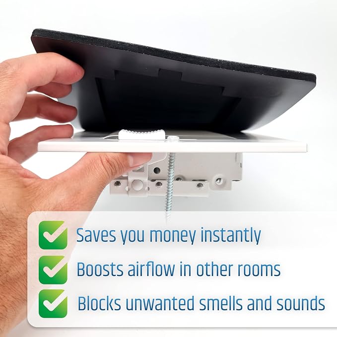 Powerful Magnetic Vent Covers (2-Pack) That Will Never Fall Off (Upgraded Design) - for Sealing, alternate view 9