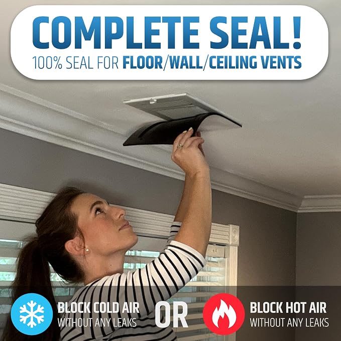 Powerful Magnetic Vent Covers (3-Pack) That Will Never Fall Off (Upgraded Design) - for Sealing, alternate view 4