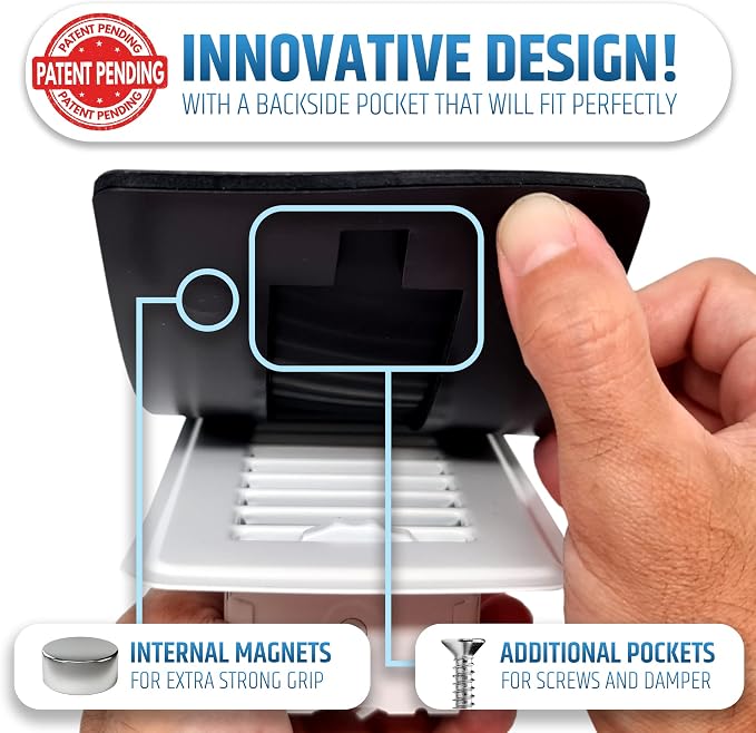 Powerful Magnetic Vent Covers (3-Pack) That Will Never Fall Off (Upgraded Design) - for Sealing, alternate view 5