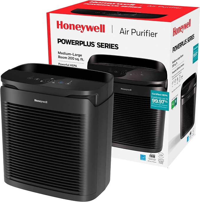 PowerPlus HEPA Air Purifier for Home, 968 Ft2 Rooms in 1 hour, Reduces Allergens, Dust, Pollen, Smoke, Pet Dander, Odors