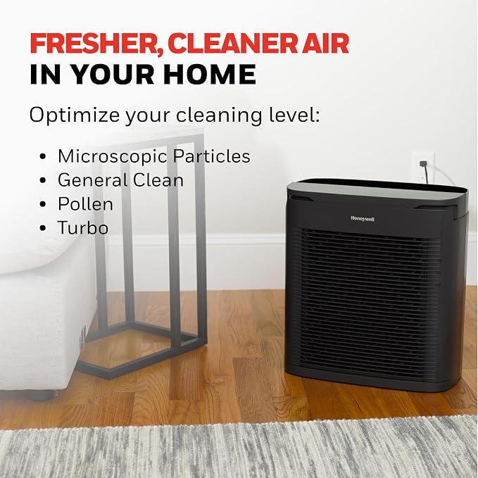 PowerPlus HEPA Air Purifier for Home, 968 Ft2 Rooms in 1 hour, Reduces Allergens, Dust, Pollen, Smoke, Pet Dander, Odors
