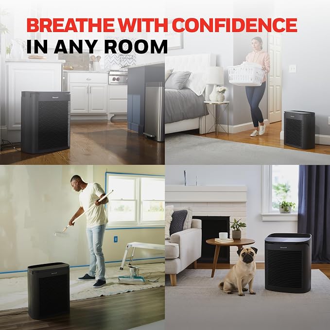 PowerPlus HEPA Air Purifier for Home, 968 Ft2 Rooms in 1 hour, Reduces Allergens, Dust, Pollen, Smoke, Pet Dander, Odors