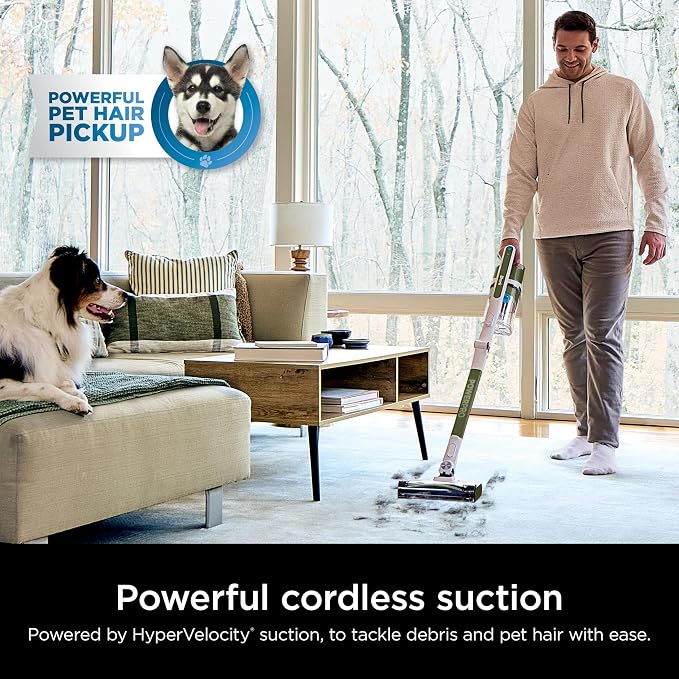 PowerPro Flex Pet Plus Cordless Vacuum, FloorDetect Technology, MultiFLEX Wand, HEPA Filter, for Carpets & Hard Floors, Up to