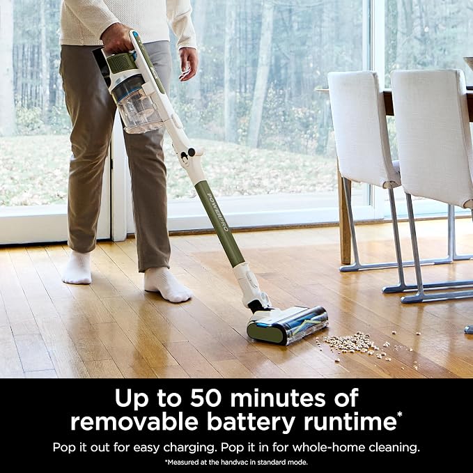 PowerPro Flex Pet Plus Cordless Vacuum, FloorDetect Technology, MultiFLEX Wand, HEPA Filter, for Carpets & Hard Floors, Up to