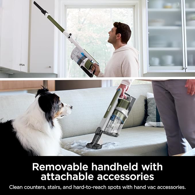PowerPro Flex Pet Plus Cordless Vacuum, FloorDetect Technology, MultiFLEX Wand, HEPA Filter, for Carpets & Hard Floors, Up to