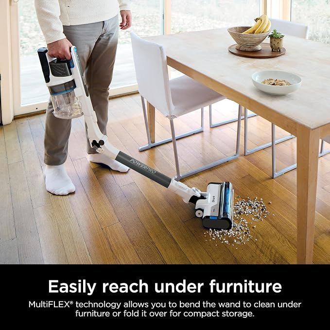 PowerPro Flex Reveal Plus Cordless Vacuum, FloorDetect & Dirt-Reveal Technology, HEPA Filter, for Carpets & Hard Floors, Up
