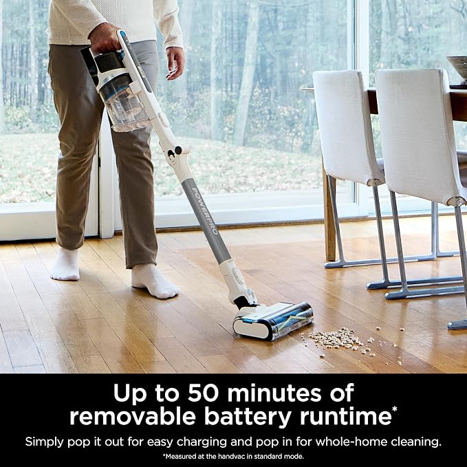 PowerPro Flex Reveal Plus Cordless Vacuum, FloorDetect & Dirt-Reveal Technology, HEPA Filter, for Carpets & Hard Floors, Up