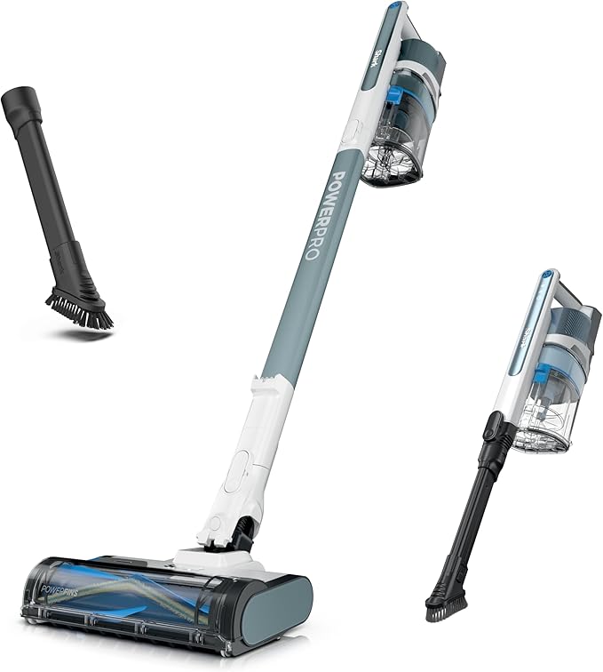 PowerPro Plus Cordless Stick Vacuum, Lightweight, Rechargeable, FloorDetect Technology, HEPA Filter, Up to 50-Minute Runtime