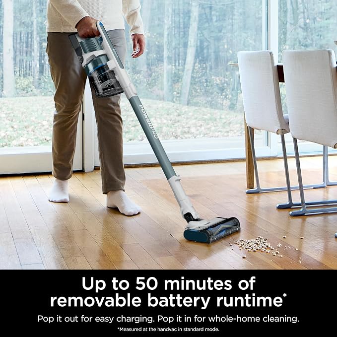 PowerPro Plus Cordless Stick Vacuum, Lightweight, Rechargeable, FloorDetect Technology, HEPA Filter, Up to 50-Minute Runtime
