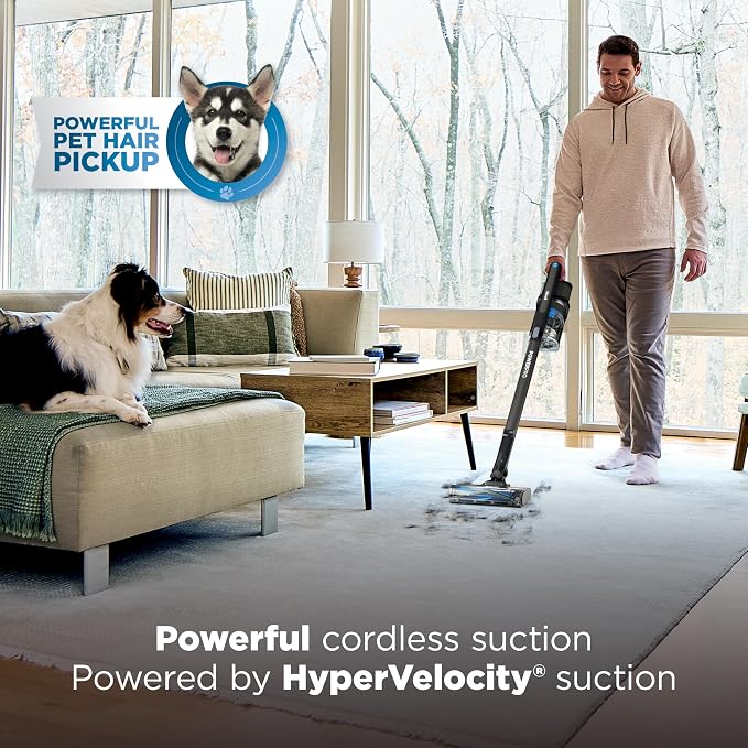 PowerPro Reveal Plus Cordless Vacuum, FloorDetect & Dirt-Reveal Technology, HEPA Filter, Carpet & Hard Floor, Rechargeable