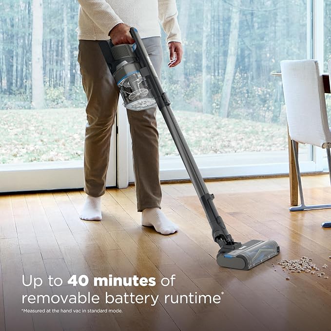 PowerPro Reveal Plus Cordless Vacuum, FloorDetect & Dirt-Reveal Technology, HEPA Filter, Carpet & Hard Floor, Rechargeable