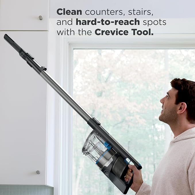 PowerPro Reveal Plus Cordless Vacuum, FloorDetect & Dirt-Reveal Technology, HEPA Filter, Carpet & Hard Floor, Rechargeable