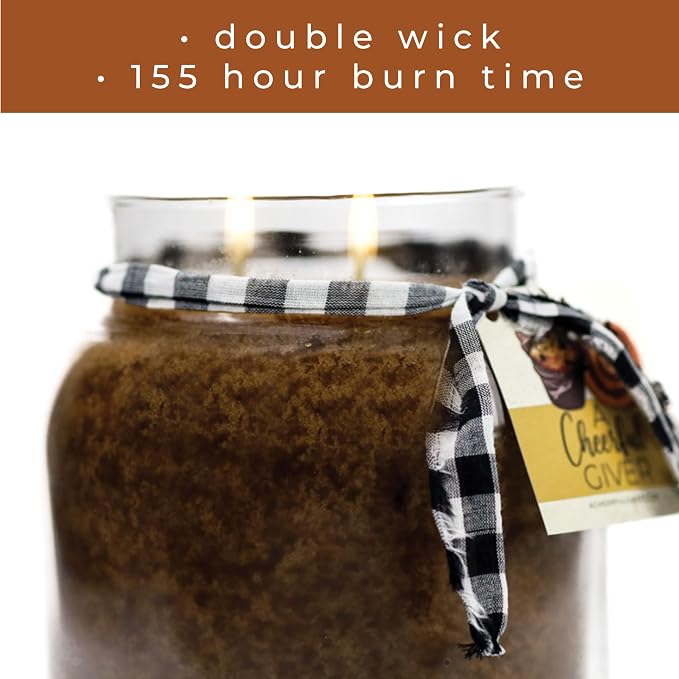 Praline Caramel Sticky Buns - 34oz Papa Scented Candle Jar - Keepers of the Light - 155 Hours of Burn Time, Candles Gifts for