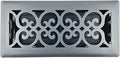 Precision Flow 4"x12" Steel Floor Register - Victorian Design, Granite Grey Finish - Premium Home Vent Covers, Durable &